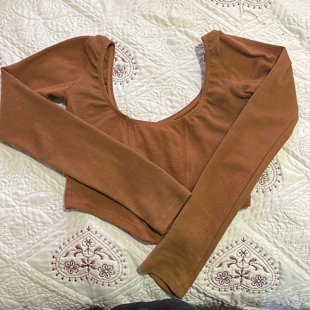 corset top long sleeves Motel